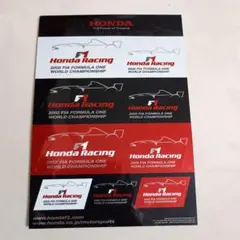 Honda Racing ステッカーセット 2002 F1