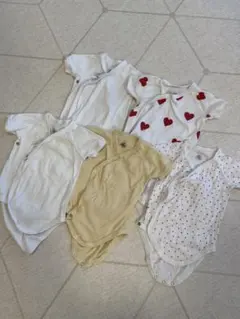 プチバトー　肌着　５枚セット
