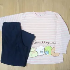すみっコぐらし ストライプパジャマ