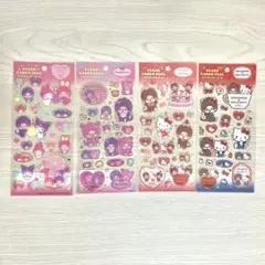 モンチッチ×ハローキティ クリアキャンディシール 4種セット