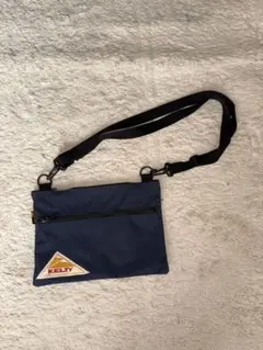 美品　KELTY ネイビー ショルダーバッグ サコッシュ