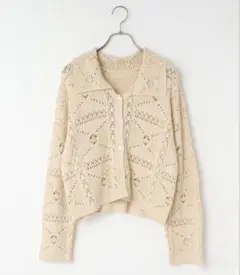 LOWRYSFARM スカシガラ カーディガン