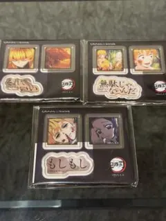 鬼滅の刃】 我妻善逸 アクリルステッカーセット 2種 お楽しみくじ