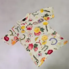 GUCCI 花柄プリント Tシャツ Sサイズのサムネイル