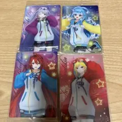 ホロライブ　ウエハース カード4枚