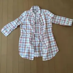 五分丈 七分丈 チェックシャツ