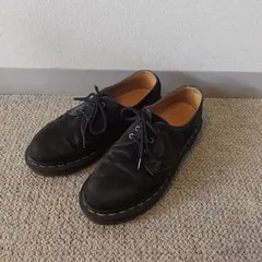 Dr. Martens 3ホール スエード ローファー ブラックのサムネイル
