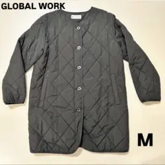 GLOBAL WORK ブラック キルティングジャケット