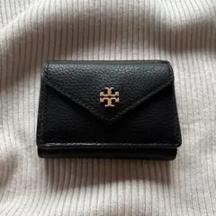【ペコ様専用】トリーバーチ　三つ折り財布　財布　レザー　コンパクト　ブラック
