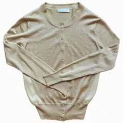 セルフォード CELFORD ゴールド　ラメ　カーディガン　サイドシアー　36