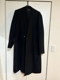 美品 UNITED TOKYO ノーカラー コート ブラック L