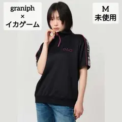 グラニフ イカゲーム ネットフリックス 限定コラボ ハーフジップ 半袖Tシャツ
