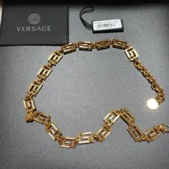 【美品　人気】VERSACE グレカネックレス　メデューサゴールドのサムネイル