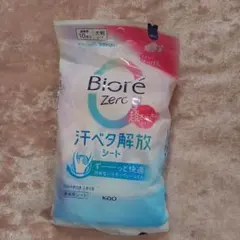 Biore Zero 汗ベタ解放シート やさしいせっけんの香り