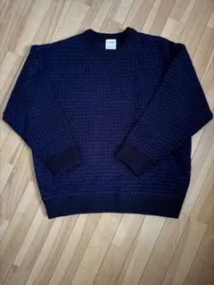 MACOBER ネイビー ニットセーター 長袖　FREAK’S STORE