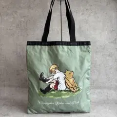 美品　レスポートサック　トートバッグ　ディズニー　プーさん　コラボ　A4 肩掛け