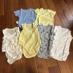 ユニクロ　ロンパース　肌着セット6枚