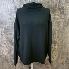 UNIQLO ✨モックネック プルオーバー✨ 長袖 ブラック F 良品