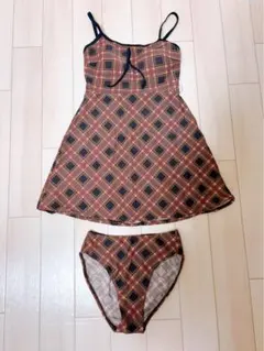 チェック柄　水着セット　11L