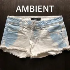 【美品】AMBIENT アンビエント デニムショートパンツのサムネイル