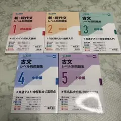 東進ブックス　新•現代文レベル別問題集　古文レベル別問題集　まとめ売り
