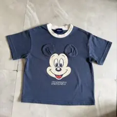 ミッキーマウス　耳付きTシャツ 95 ブルーのサムネイル