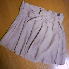 ベージュ＊キュロット