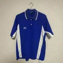 MIZUNO テニスウェア ポロシャツ ブルー系