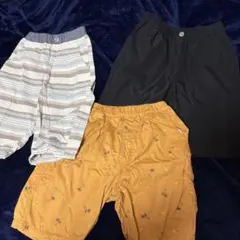 男の子ハーフパンツ3点セット130センチ