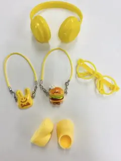 ラブブアクセサリー 5点セット ヘッドフォン ぬいぐるみ用 可愛い ちびぬい小物