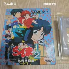 ゲームボーイ　らんま1/2 熱烈格闘編 　説明書欠品