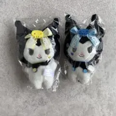 タグ付き♡サンリオ カラフルリボン マスコット キーホルダー クロミ 2体セット