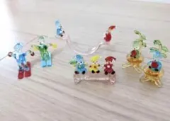 ミニチュアガラス細工　小人6点セットのサムネイル