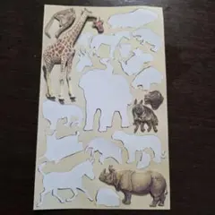 動物立体シールセット
