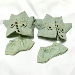 ぬい服10cm デニム2着セット