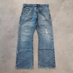 リーバイス517 Levis W32 フレアブーツ 青 古着 ボトム 22083 - メルカリ