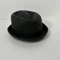 【未使用品】センスオブグレース｜フェルトウール中折れハット ダークグレー