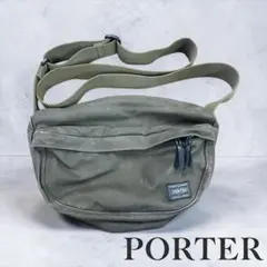 PORTER ビート　ショルダーバッグ ボディバッグ　カーキ