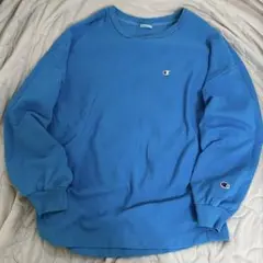 Champion リバースウェーブ トレーナー スウェット ブルー 古着
