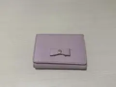 FURLA ラベンダー リボンデザイン 三つ折り財布