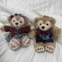 ダッフィー シェリーメイ キーホルダー バレンタイン 2016 ぬいぐるみ