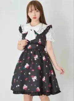 Ank Rouge STRAWBERRY ROSE肩フリルJSK いちご ワンピのサムネイル