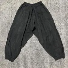 ヂェン先生の日常着　太極拳パンツ　厚手　ブラック　Sのサムネイル