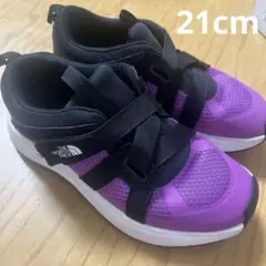 THE NORTH FACE キッズ スニーカー パープル　21センチ