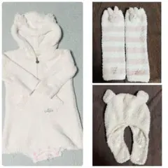 ジェラートピケ　ロンパース　レッグウォーマーセット売り