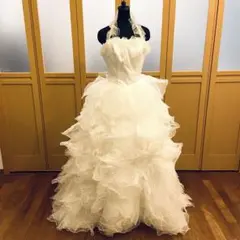 美品✨ 定価27万円✨ワタベウェディング✨ウェディングドレス✨8T✨フリル