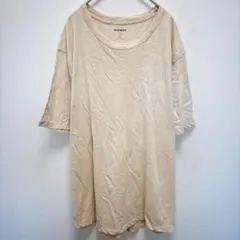 オールドネイビー Ｔシャツ クルーネック 半袖 無地 XL ビッグサイズ 生成のサムネイル