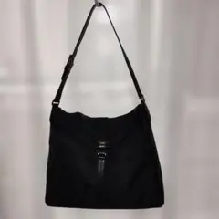 NORMA KAMALI ナイロン ショルダーバッグ ブラック