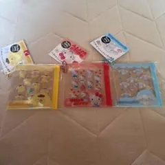 サンリオ　プチパーツシール　ポーチ付き