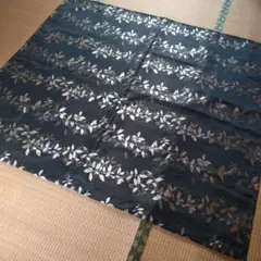 刺し子 紺地 扇面と牡丹柄 - メルカリ